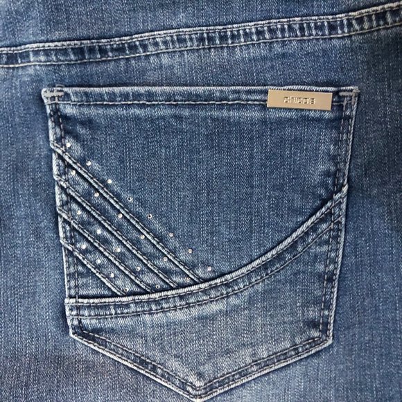 Chicos So Slimming Cropped Jeans Womens 1 (M/8) NEW - Picture 7 of 16